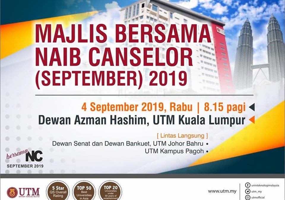 Majlis Bersama Naib Canselor (September) 2019