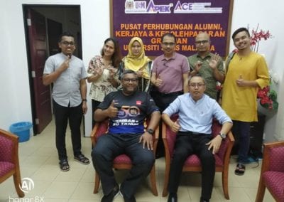 Benchmarking visit at Centre for Alumni Liaison Universiti Sains Malaysia