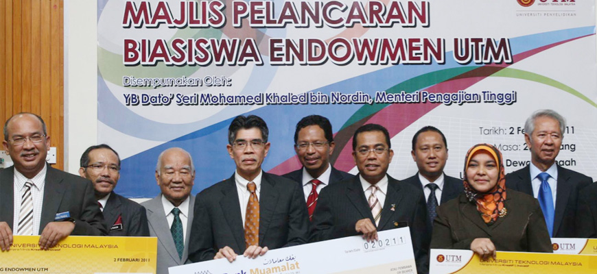 Majlis pelancaran endowment scholarship UTM