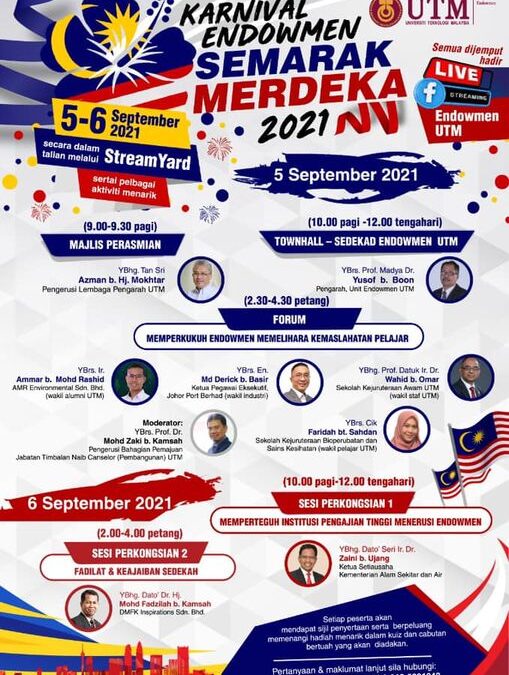 Karnival Endowmen Semarak Merdeka UTM 2021