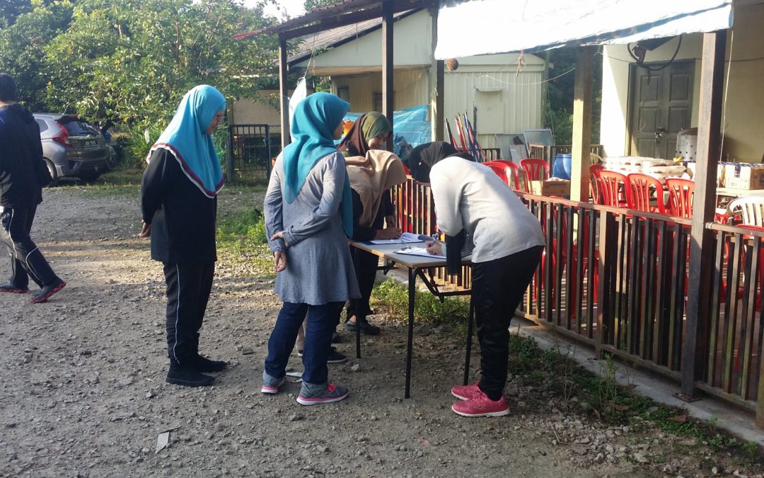 Aktiviti Gotong-Royong di Dusun UTM