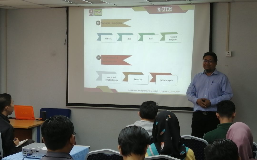 Muzakarah OSHE@UTMKL Siri 1/2020: Safety Checklist for Event Management