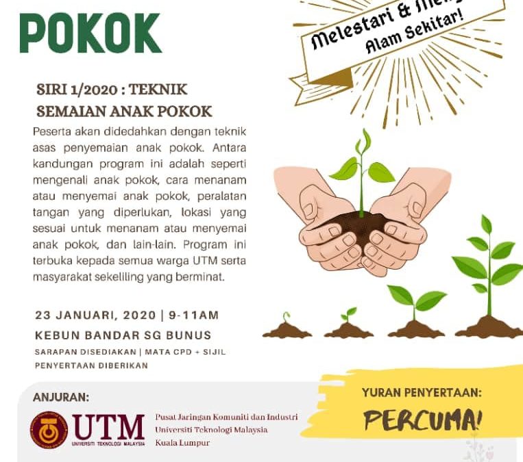 KURSUS TEKNIK PENANAMAN POKOK SIRI#1