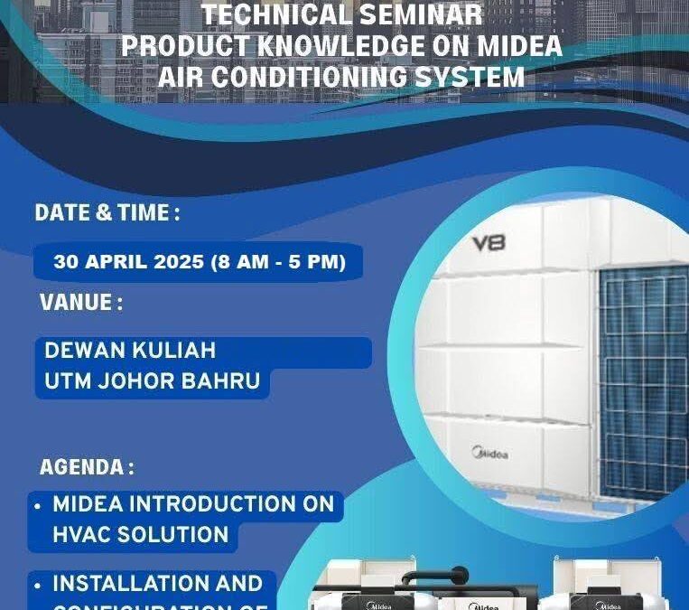 JTNC(P) Anjur Kursus Teknikal Berimpak Tinggi Bersama Industri – MIDEA Sdn. Bhd.