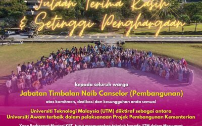 Jutaan terima kasih dan setinggi penghargaan