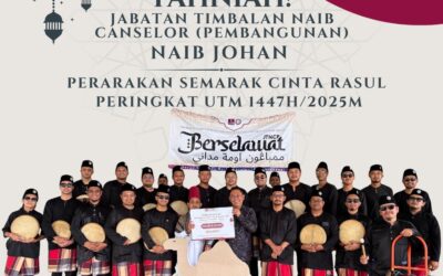 Pasukan Perarakan JTNC (Pembangunan) Raih Naib Johan dalam Majlis Perarakan Semarak Cinta Rasul UTM 1447H/2025M