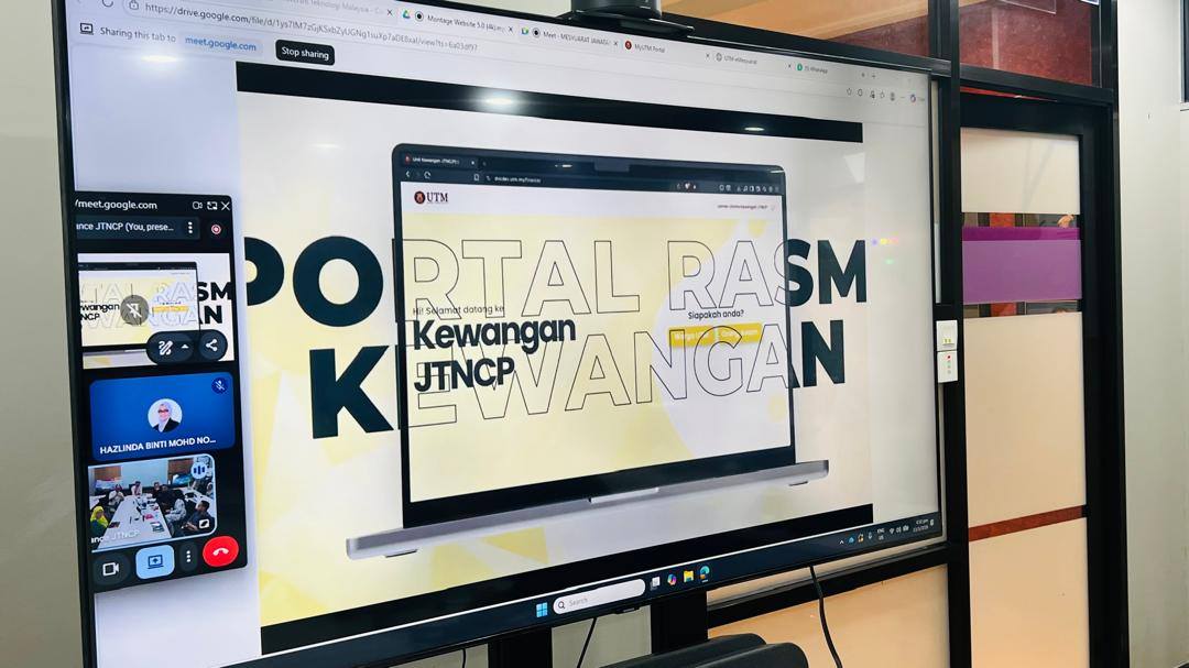 Pelancaran Laman Sesawang Unit Kewangan JTNC(P) UTM 2026